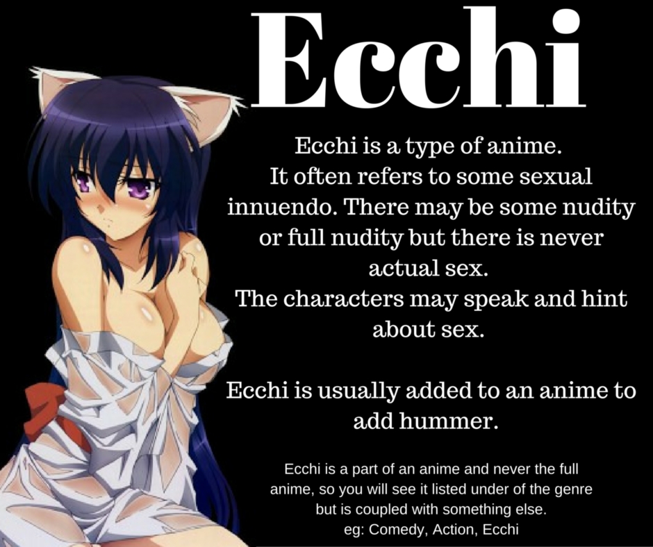 Ecchi anime dictionary