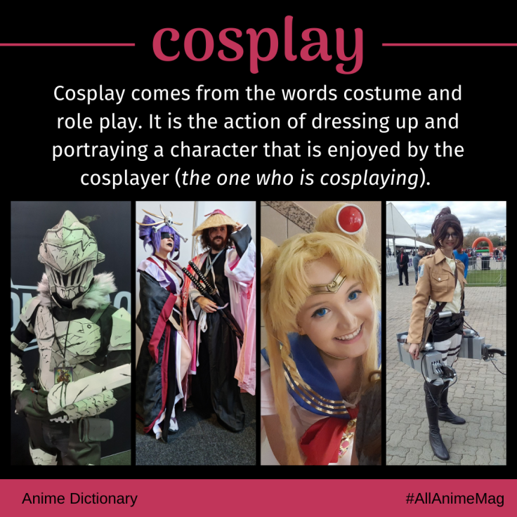 Anime Dictionary cosplay allanimemag