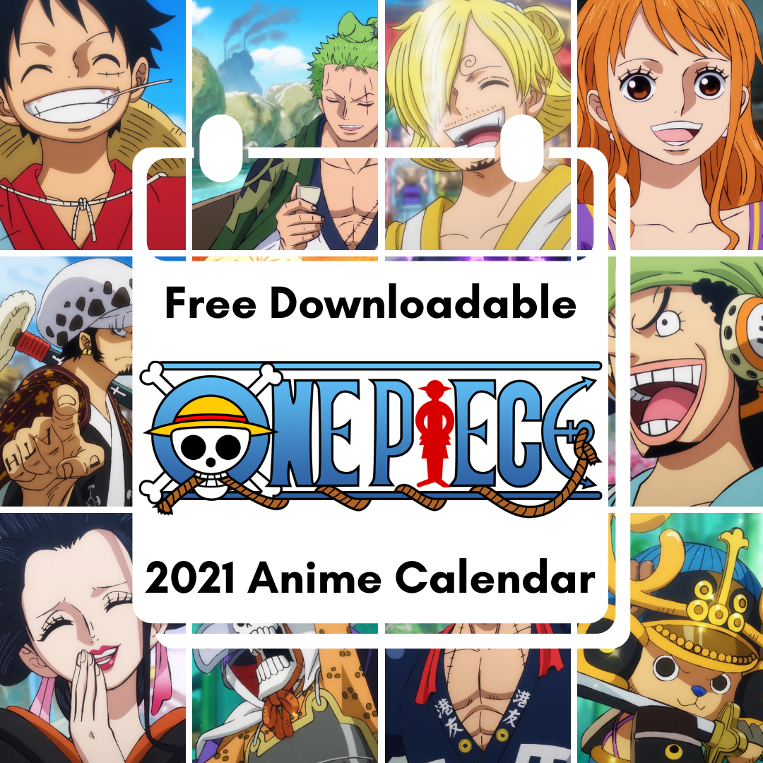 One Piece Pirate Calendar-Brave-2021 Calendar Desktop CL-10 w/tracking NEW 