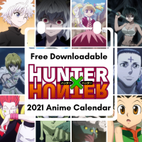 Hunter X Hunter Free Downloadable Anime Calendar 2021