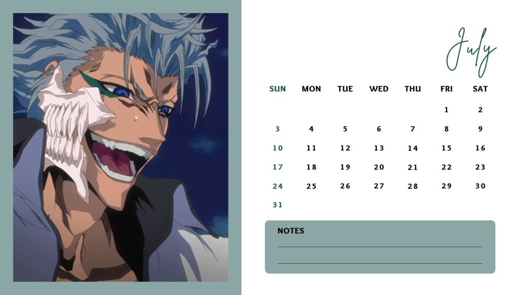 07-Bleach-Free-Download-Anime-Calendar-July-2022--